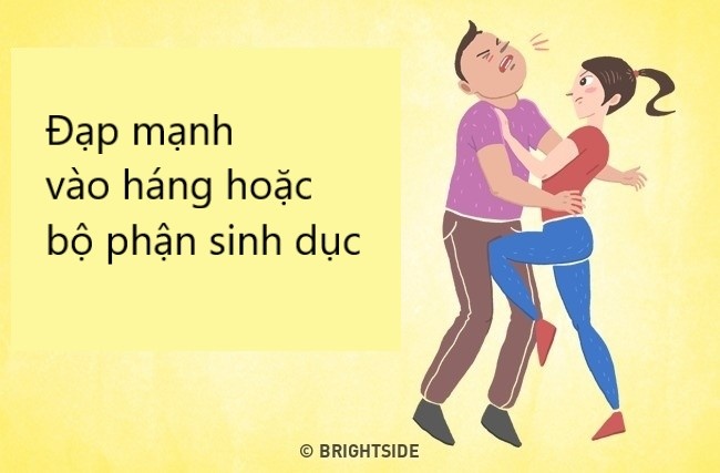 Những cách tự vệ khi bị tấn công ảnh 7 Nhung cach tu ve khi bi tan cong anh 7