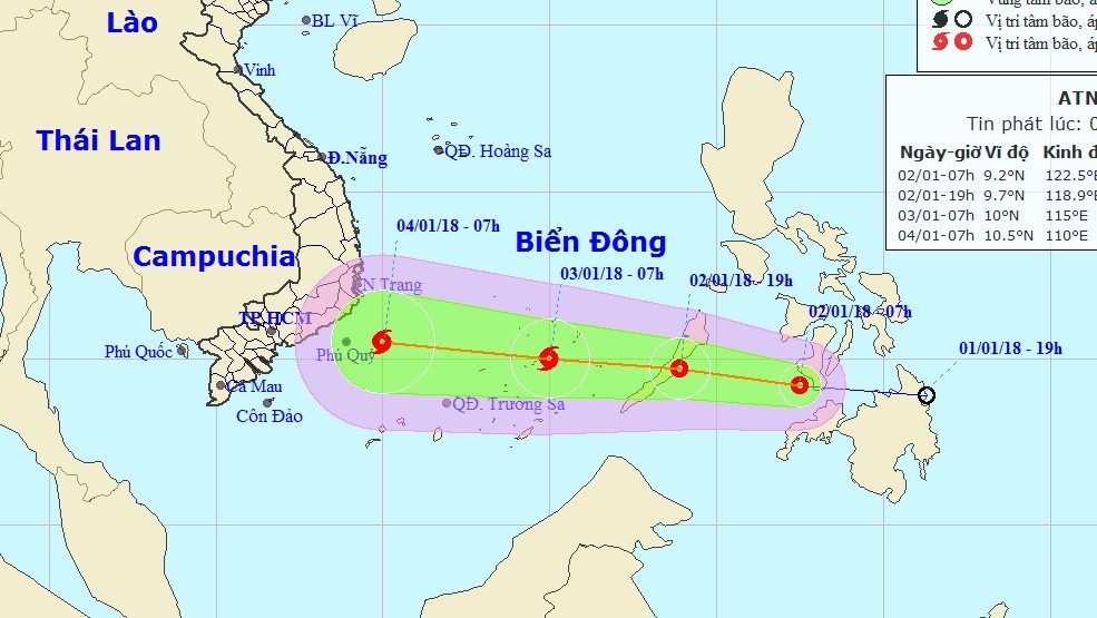 Ap thap nhiet doi tren Bien Dong anh 1