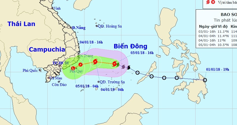 bao tren Bien Dong anh 1