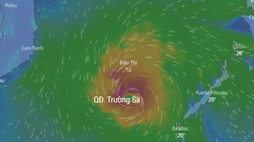 Du bao ngay 10/2 duong di cua ap thap nhiet doi tren Bien Dong hinh anh
