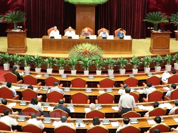 TU thao luan bao cao kiem diem su lanh dao, chi dao cua Bo Chinh tri hinh anh