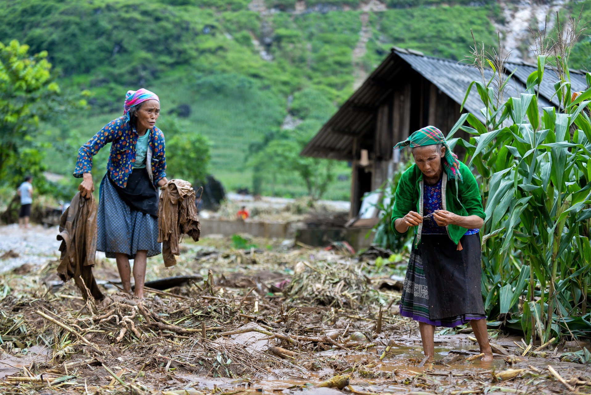 Thiệt hại mưa lũ ảnh 1 Thiet hai mua lu anh 1