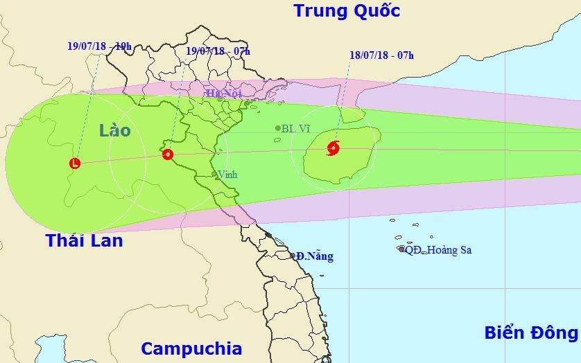 Bao so 3 xuat hien tren Bien Dong, huong vao mien Trung hinh anh