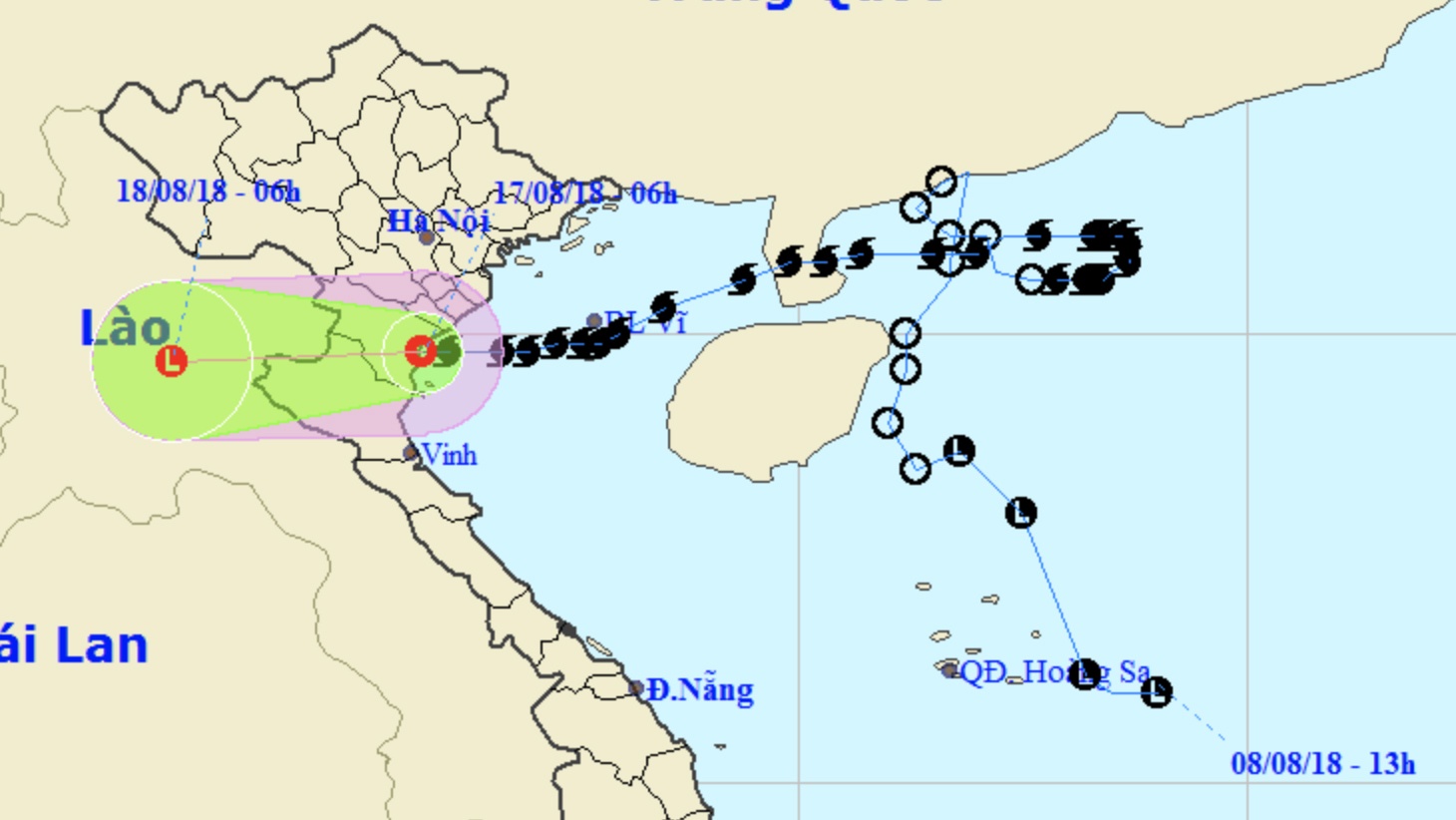 Bao so 4 - Bebinca suy yeu, nhieu noi mua lon hinh anh