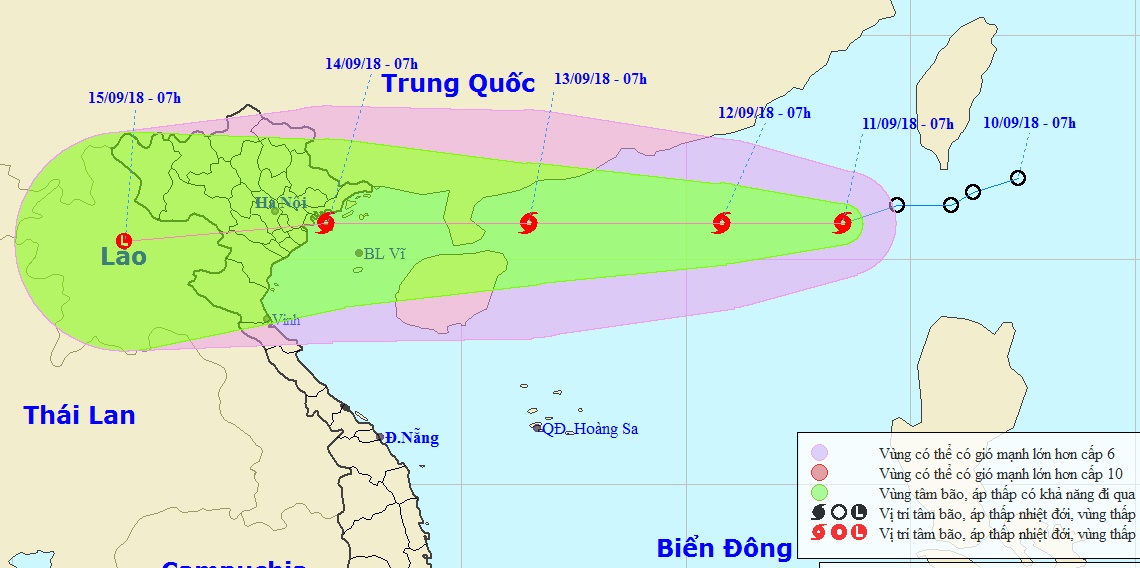 Biển Đông đón áp thấp nhiệt đới ảnh 1 Bien Dong don ap thap nhiet doi anh 1