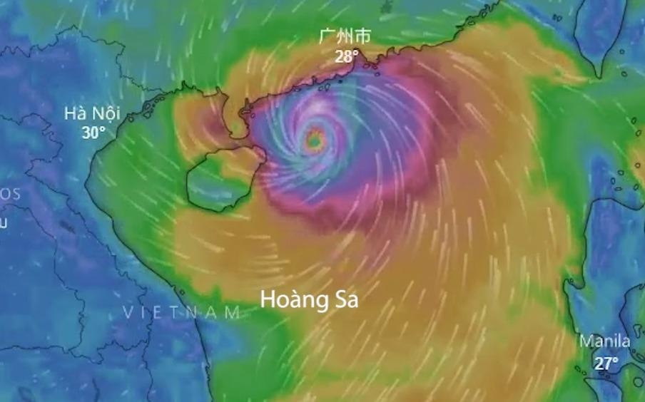 Sieu bao Mangkhut vao Bien Dong trong 2 ngay toi hinh anh