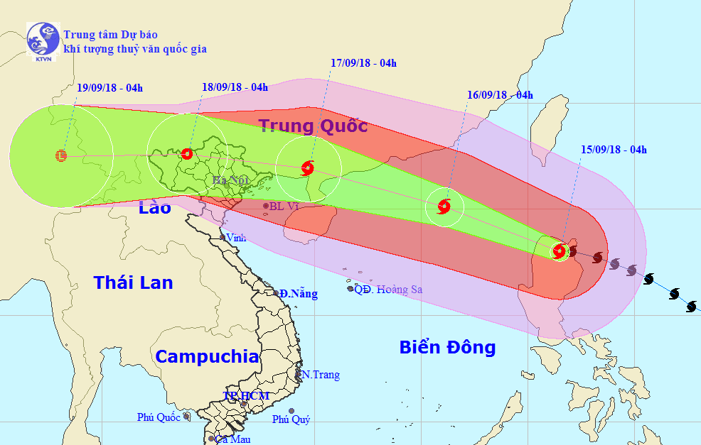 Sieu bao Mangkhut anh 1