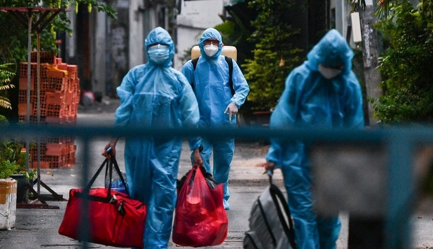 SARS-CoV-2 lay qua duong khong khi trong truong hop nao? hinh anh