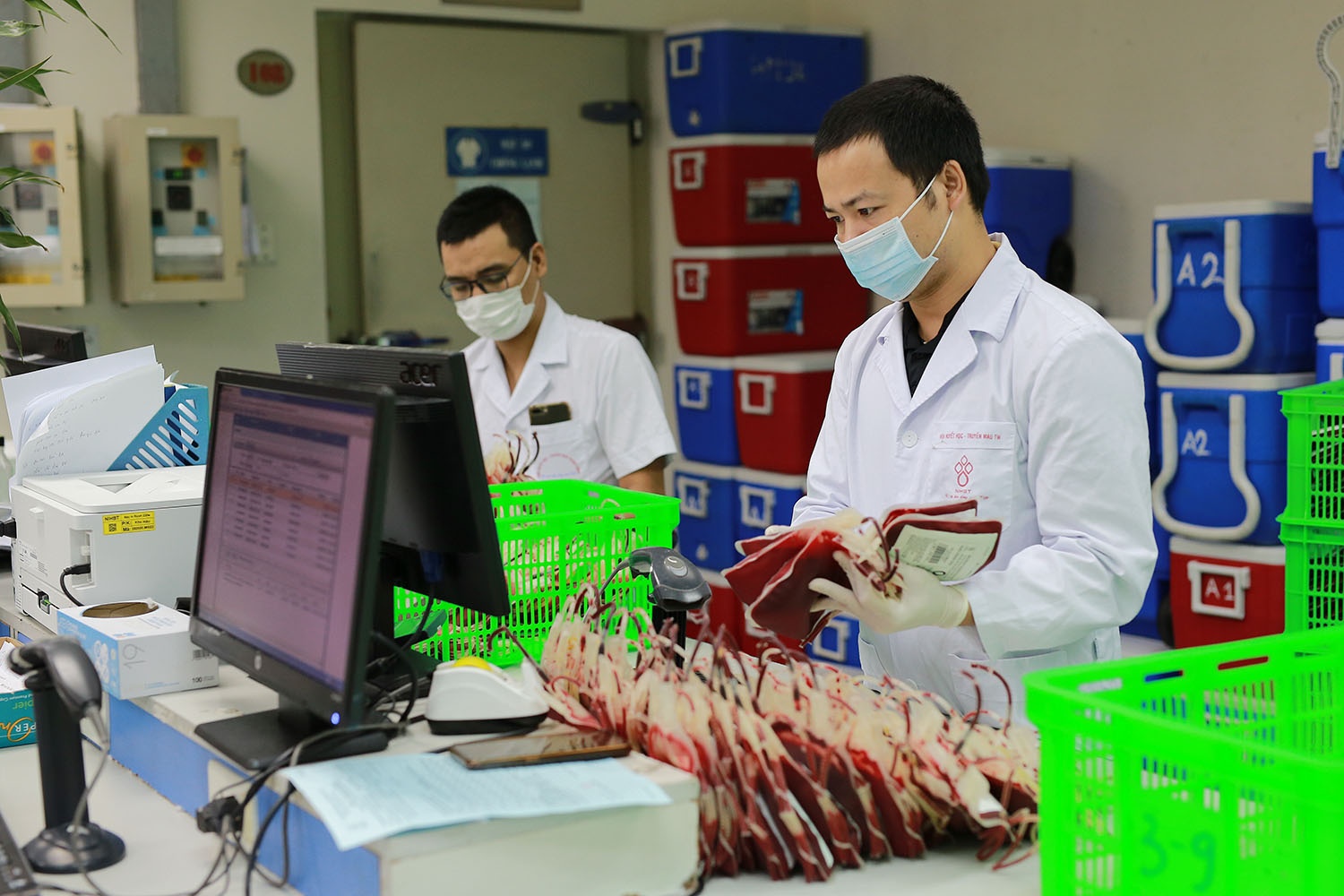Số lượng máu cung cấp  đạt kỷ lục  ảnh 2 So luong mau cung cap  dat ky luc anh 2