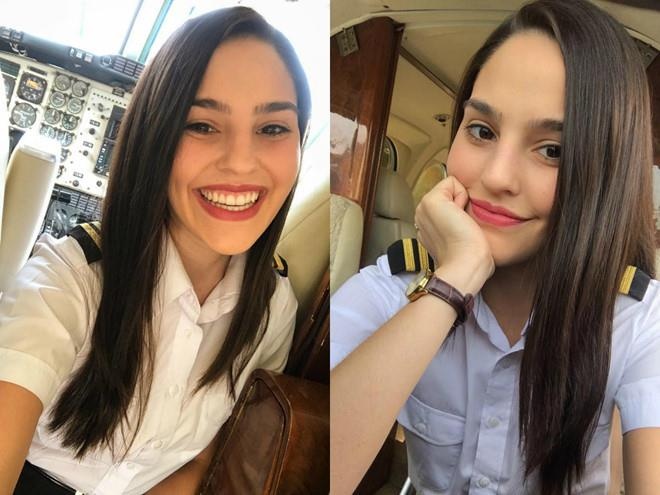 Nhan sac nhu hoa hau cua dan nu phi cong noi tieng hinh anh