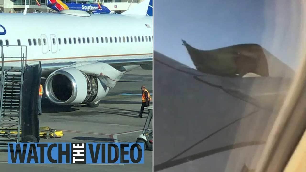 Dong co may bay United Airlines rung lac du doi tren bau troi hinh anh