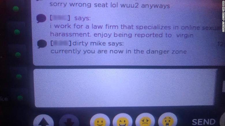 nguoi phu nu bi treu chon tren Virgin Atlantic anh 2