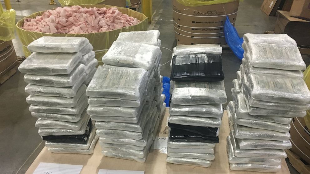 Canh sat My phat hien 3 trieu USD trong cac thung thit heo song hinh anh