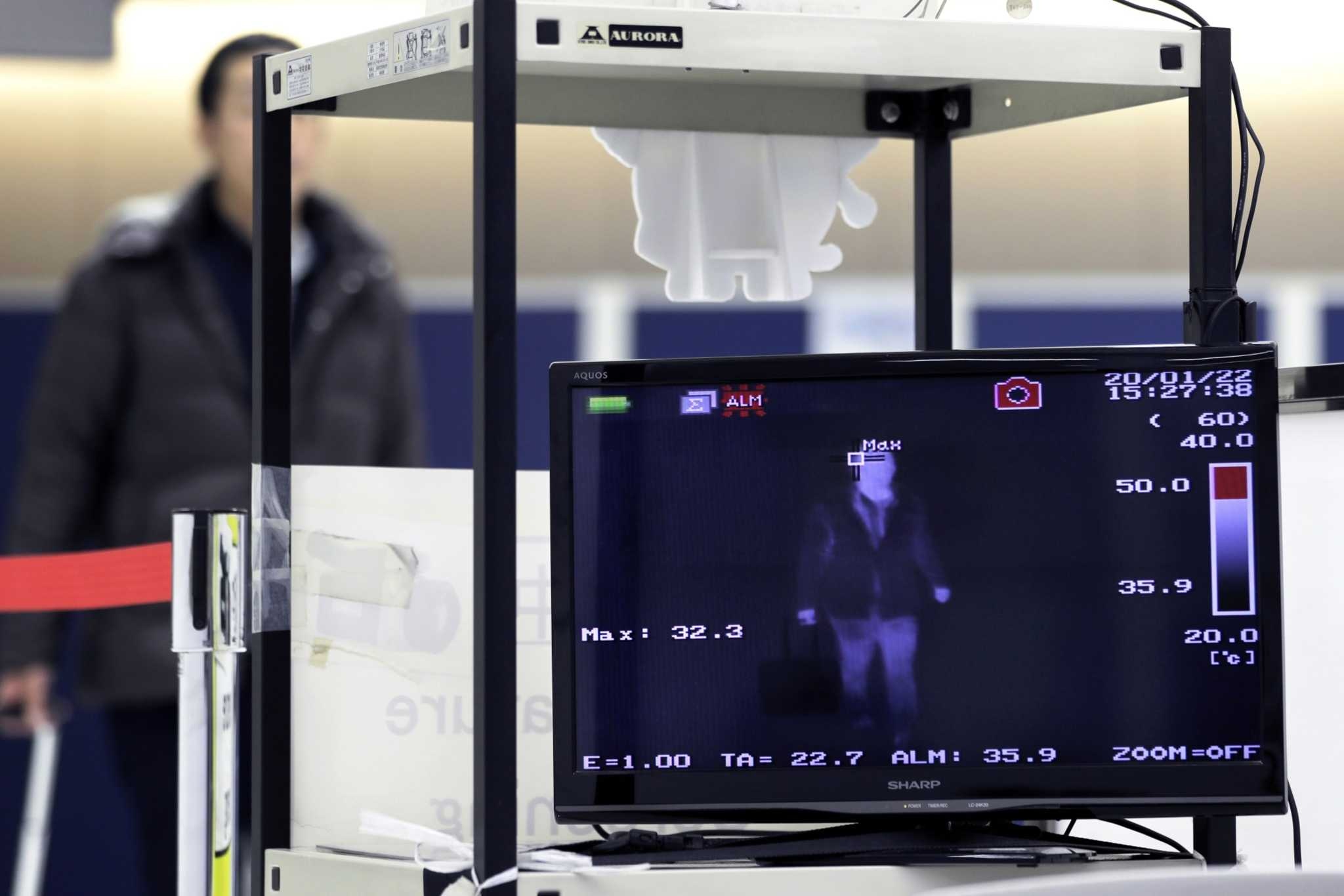 san bay canh giac voi virus tu Vu Han anh 1