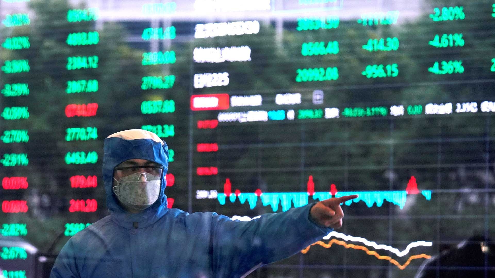 Chung khoan toan cau tiep tuc do lua vi virus corona hinh anh