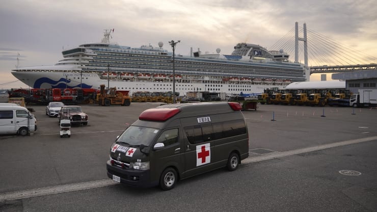 cong ty du thuyen Diamond Princess dung hoat dong 60 ngay anh 1