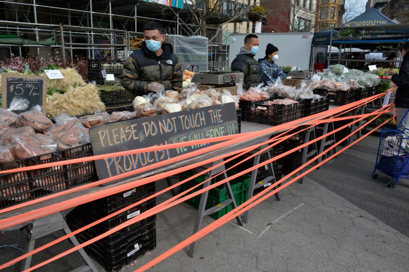 nguoi  New York sinh hoat trong dich Covid-19 anh 10