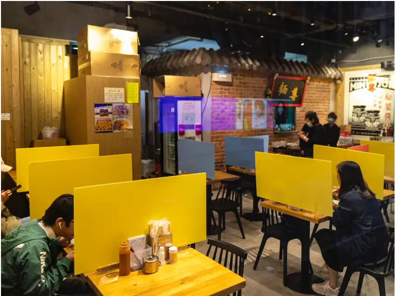 Cach ngan chan virus corona tai cac nha hang Hong Kong hinh anh