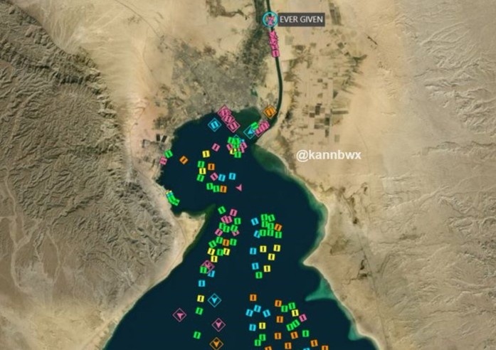 Mat bao lau de toan bo tau mac ket di qua kenh dao Suez? hinh anh