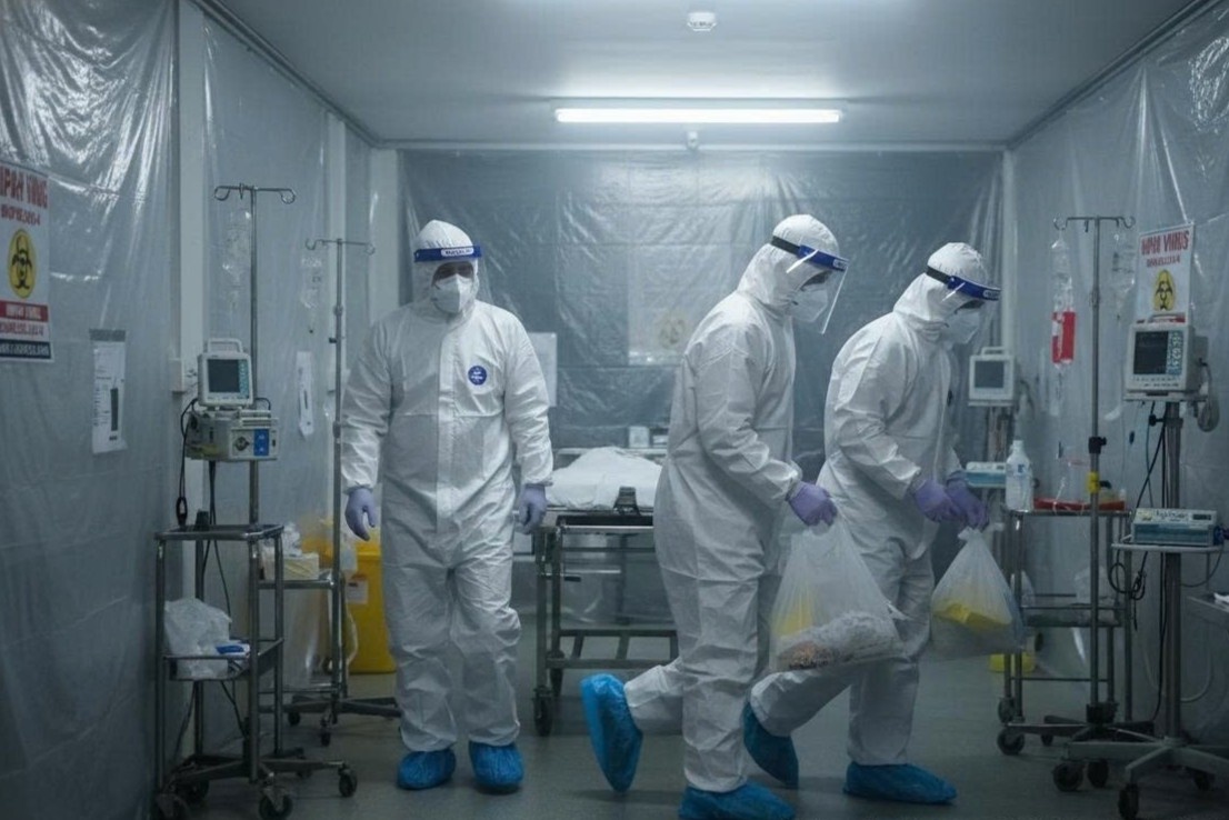 Bo Y te hoa toc yeu cau cac dia phuong phong, chong virus Nipah hinh anh