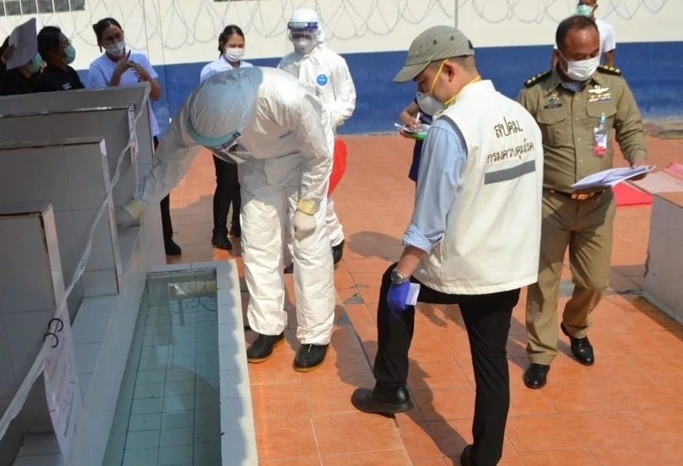 Xuat hien ca nhiem dau mua khi trong trai giam tai Thai Lan hinh anh