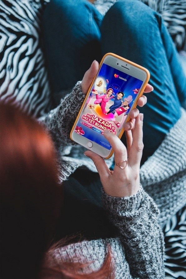 Lazada,  Tet sale bung xoa anh 2