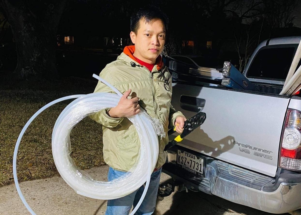 Nguoi Viet o Texas hau bao tuyet: 'Ai can thi toi giup' hinh anh