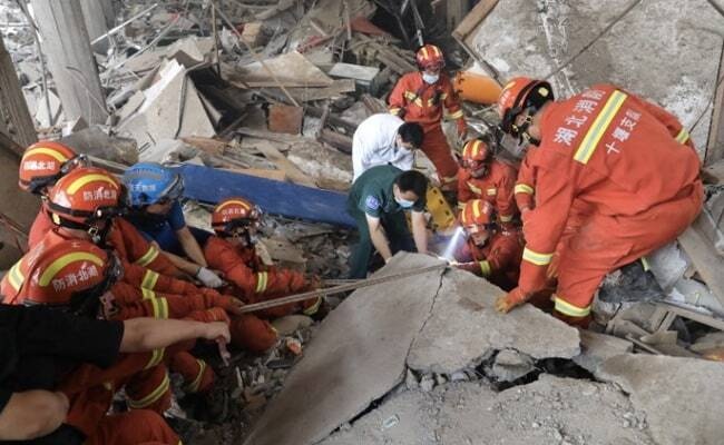 Bat giu 8 nguoi trong vu no tham khoc lam 25 nguoi chet o Ho Bac hinh anh