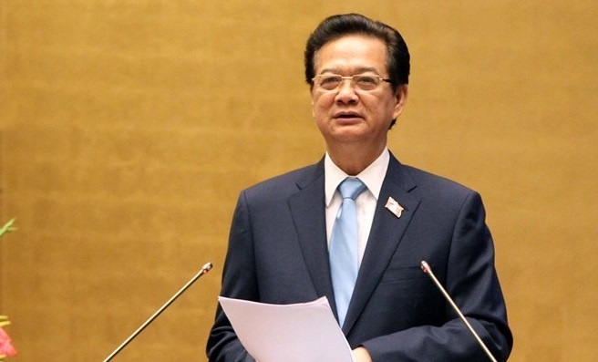 Thu tuong tra loi chat van ve no cong quoc gia hinh anh