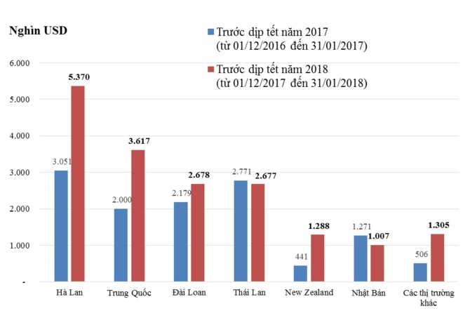tong cuc hai quan,  nhap khau hang hoa,  hang tet anh 2