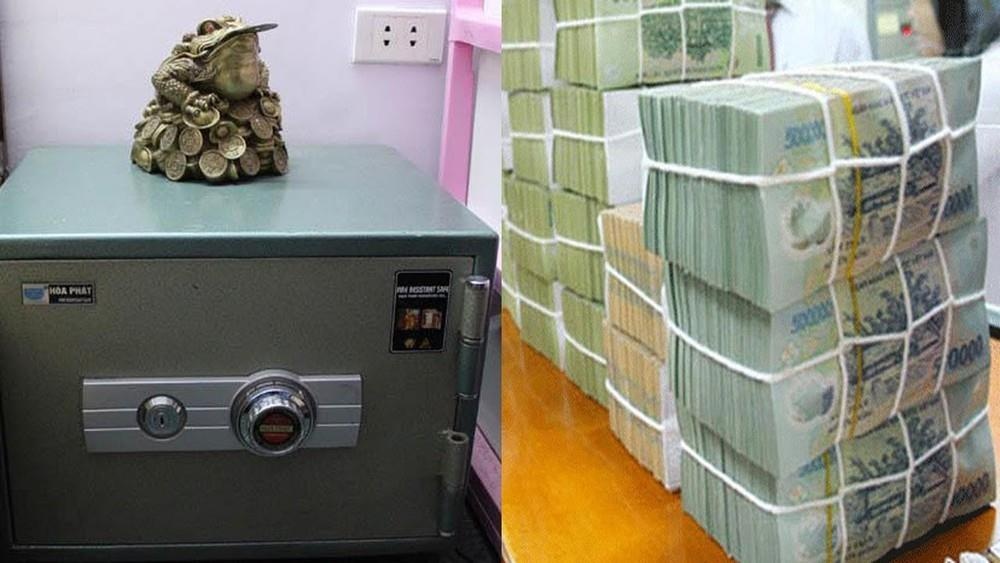 Tien mat xep khoi cat ket, dut gam giuong trong nha giau Viet hinh anh