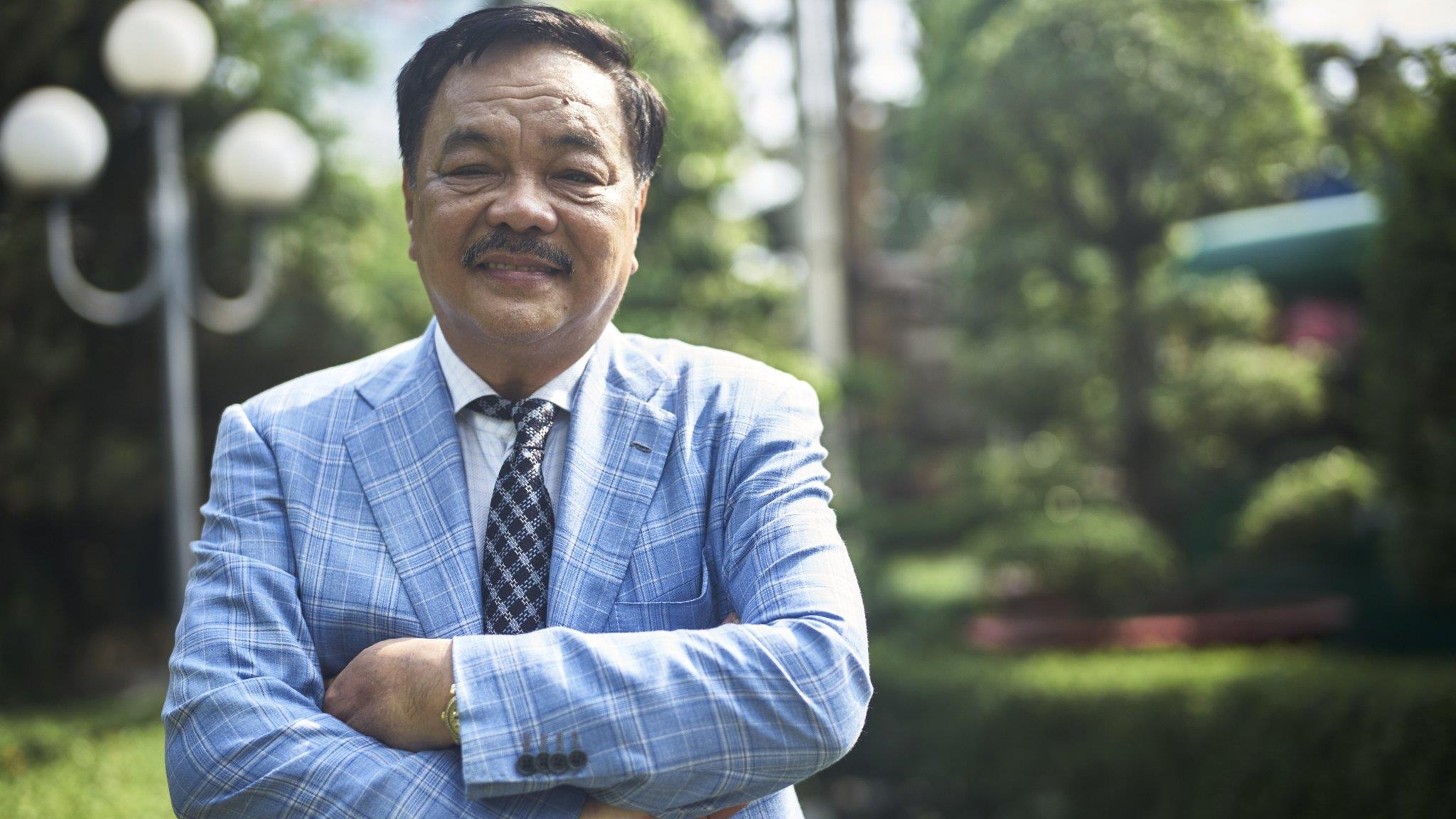 Ong Tran Qui Thanh va Nu hoang van hoa tam linh roi Ban Chong hang gia hinh anh