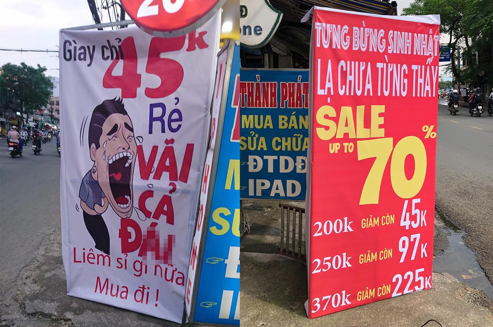 Bi to quang cao tuc tiu, tiem giay noi 'khach biet den nhieu hon' hinh anh