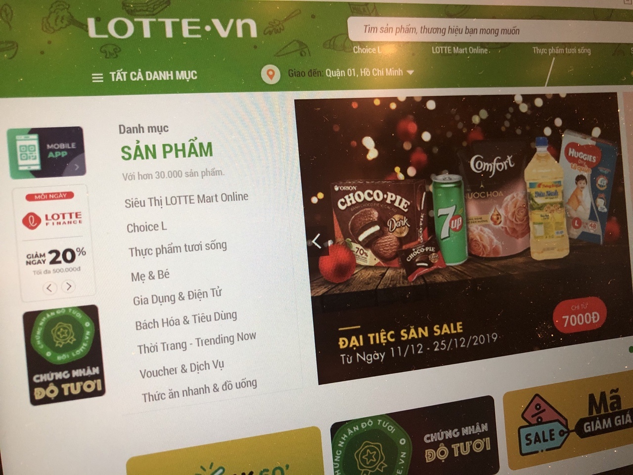 Trang thuong mai dien tu Lotte.vn ngung hoat dong? hinh anh