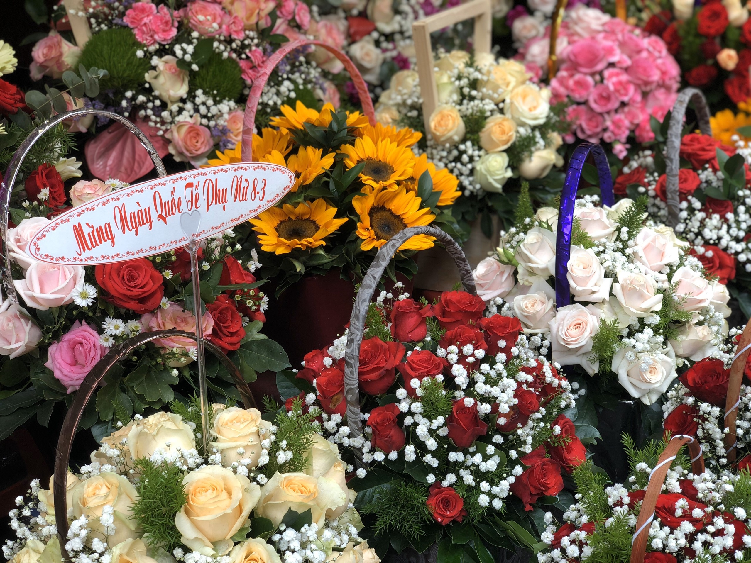 Hoa noi, hoa nhap e am dip 8/3 hinh anh