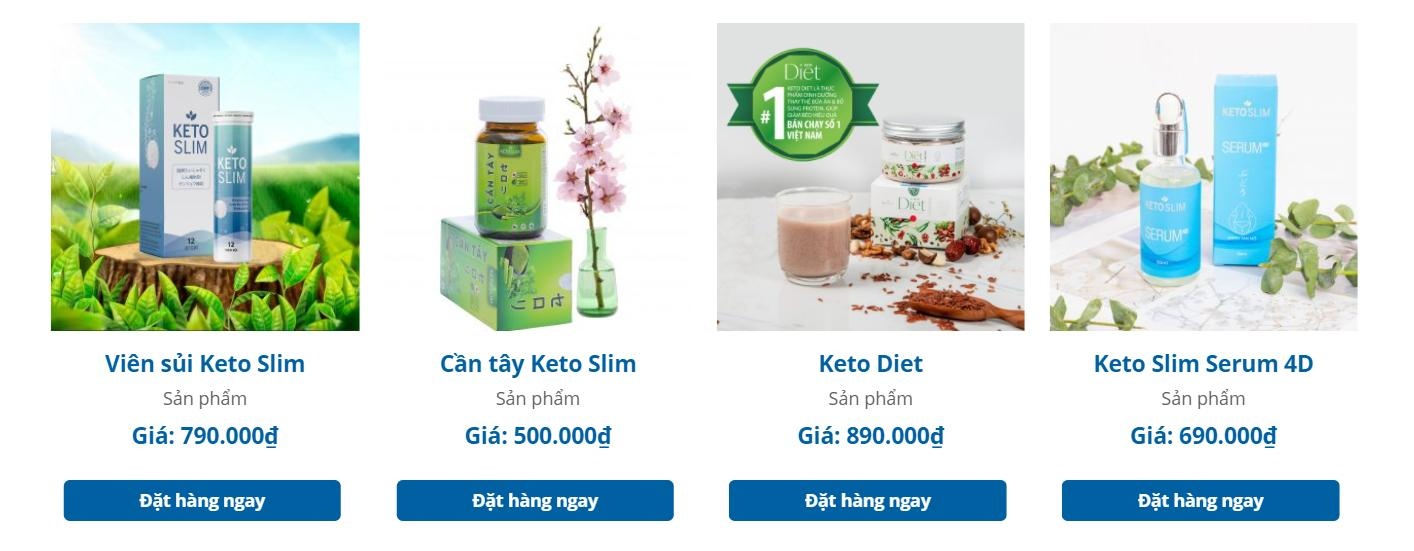 Bo Cong Thuong canh bao ve thuc pham giam can Keto Slim anh 1