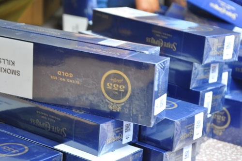 Danh sap diem tang tru hon 10.000 bao thuoc la nhap lau hinh anh