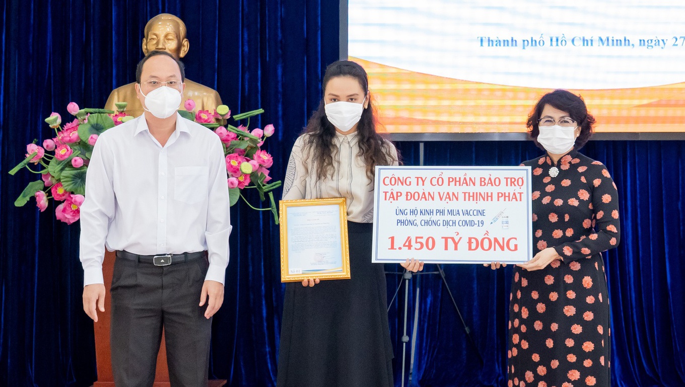 Cong ty con gai ba chu Van Thinh Phat gop 1.450 ty cho quy vaccine? hinh anh