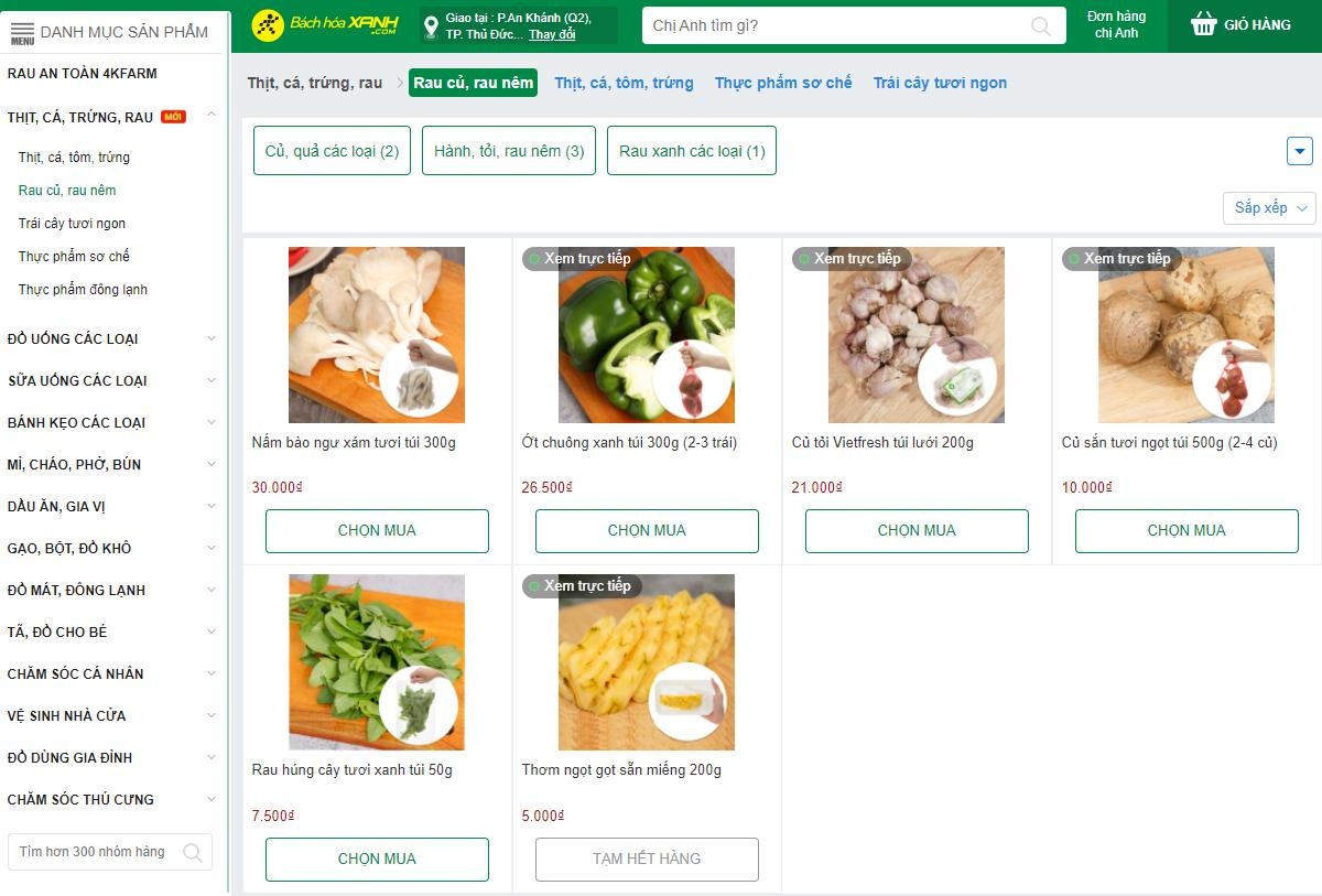 Mot so sieu thi ngung nhan don online anh 1