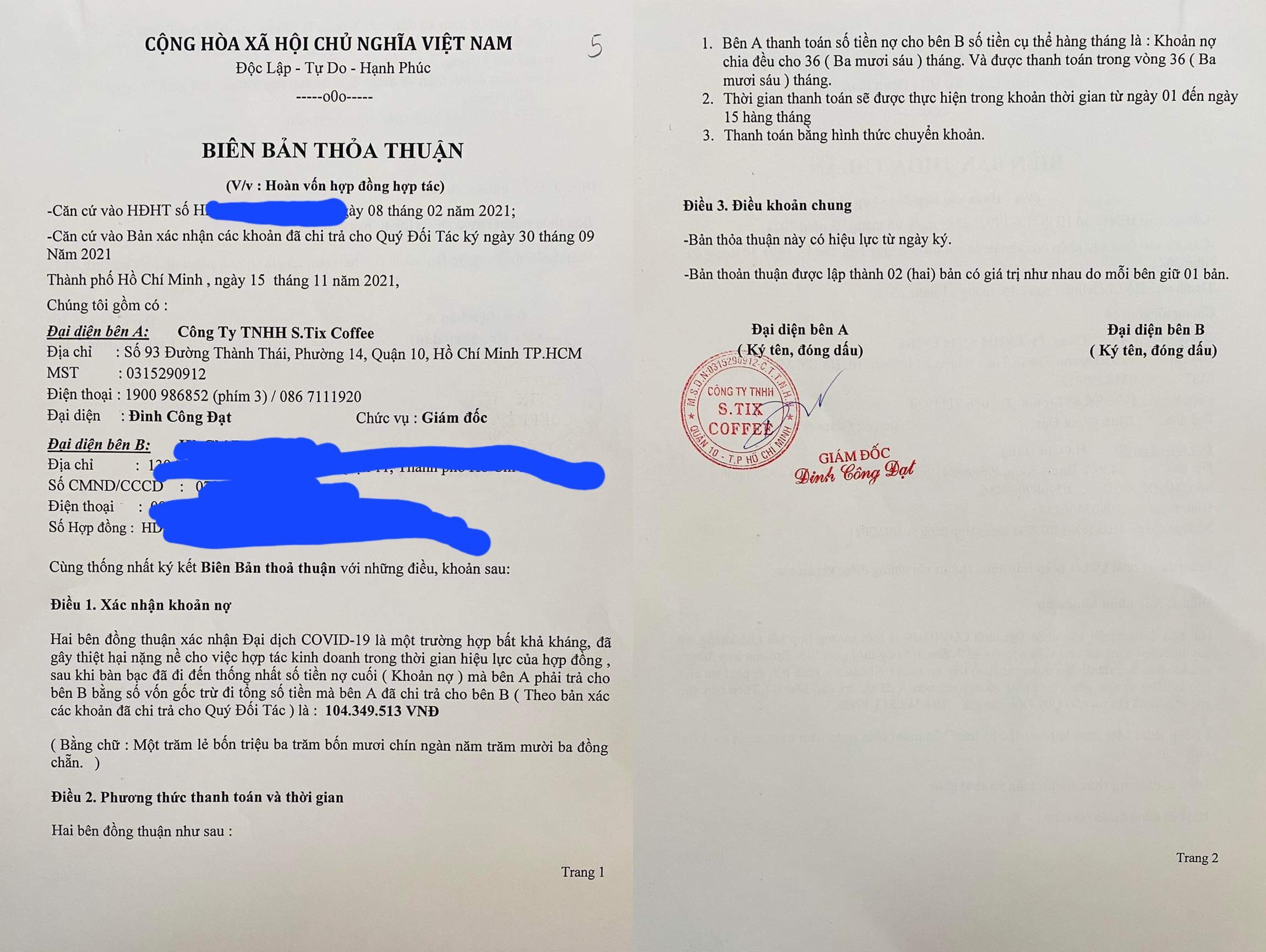 chu S.Tix Coffee lam an ra sao truoc khi bo roi nha dau tu anh 3