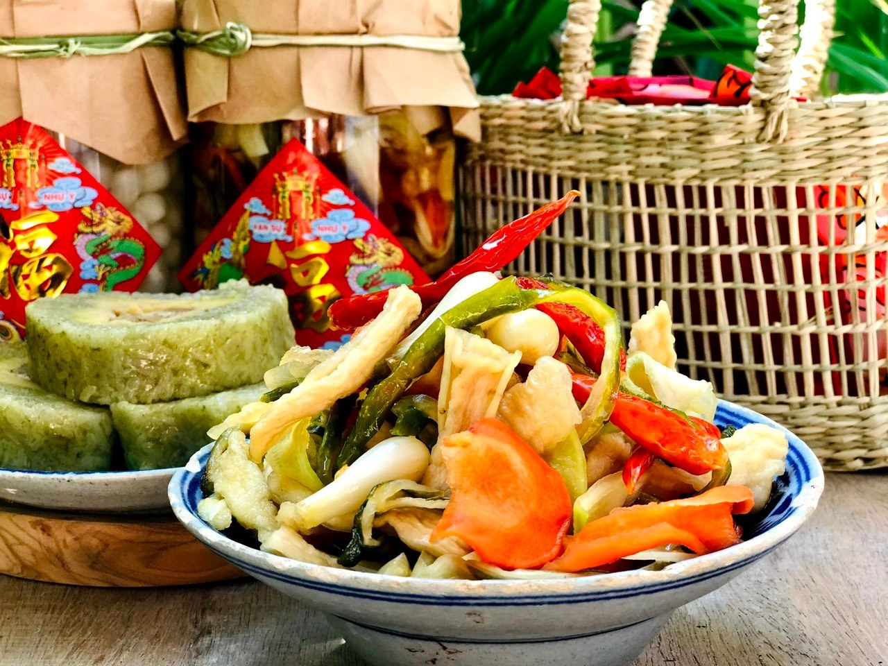 Nguoi ban hang nghi Tet som hinh anh