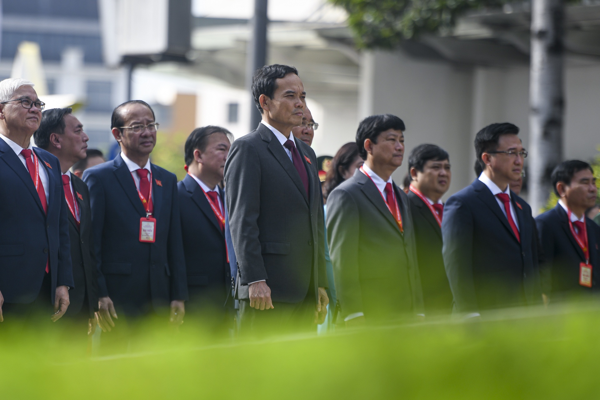 Gan 550 dai bieu vieng Nghia trang liet si truoc Dai hoi Dang TP.HCM hinh anh