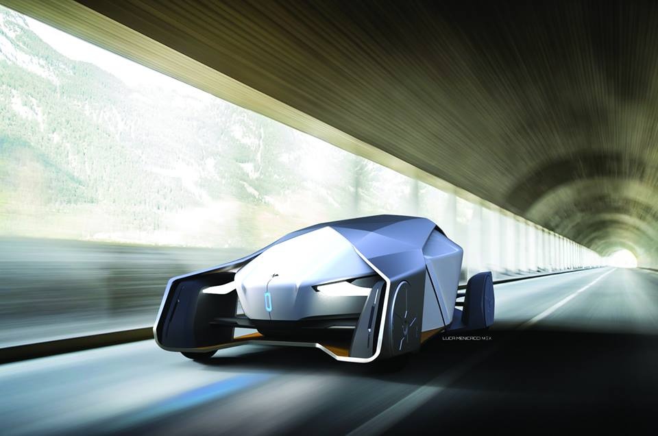 concept,  xe tu lai,  trien lam Geneva 2016,  Origami,  gap giay,  LED,  OLED anh 9