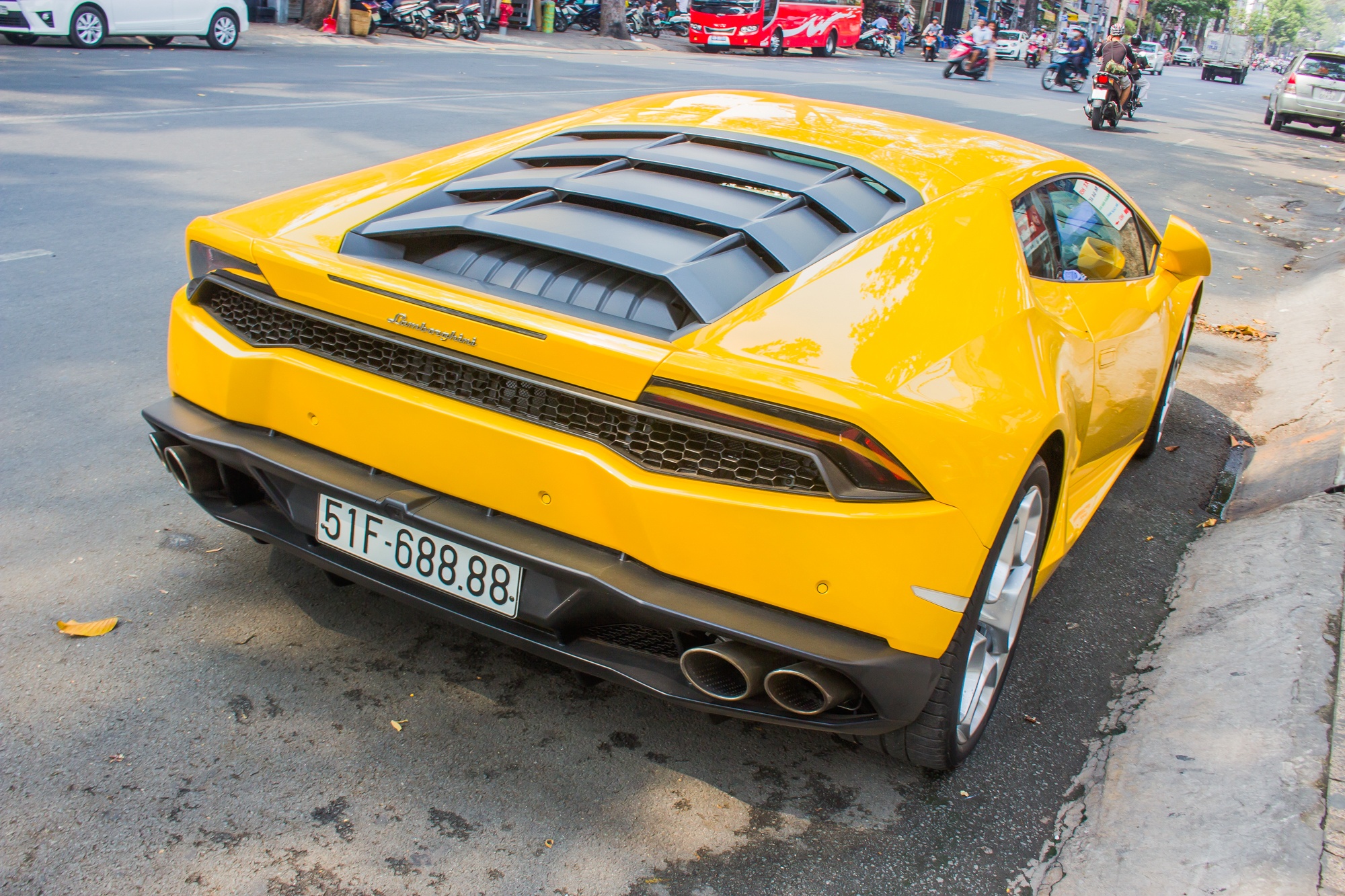 Lamborghini Huracan bien dep o Sai Gon anh 5