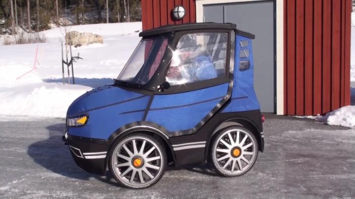 Popride - oto dien lai xe dap hinh anh