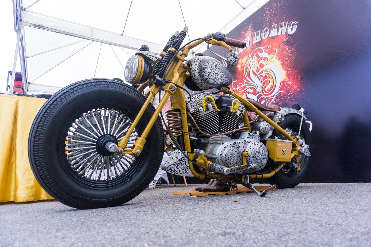 Harley-Davidson độ hoa văn ảnh 1 Harley-Davidson do hoa van anh 1