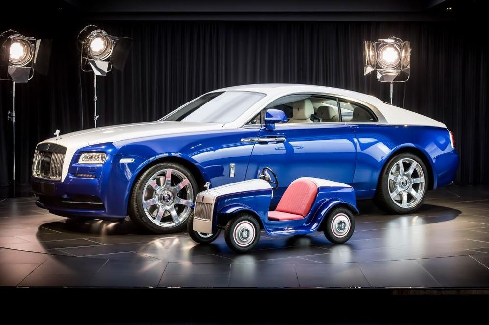 Rolls-Royce sieu nho, chay dien cho tre em hinh anh