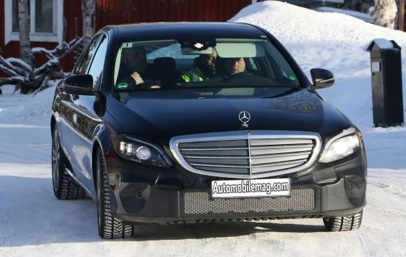 Mercedes Benz C Class 2018 lộ diện ảnh 2 Mercedes Benz C Class 2018 lo dien anh 2