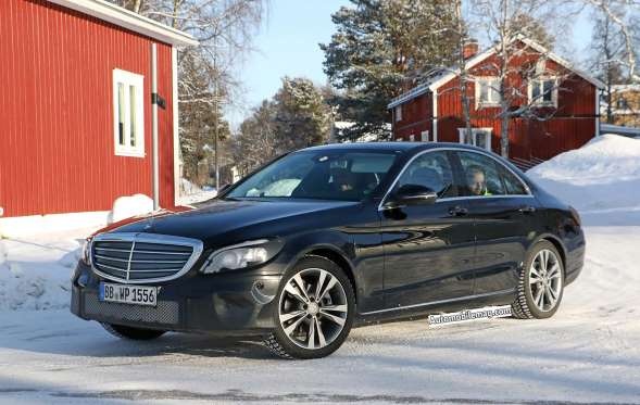 Mercedes Benz C Class 2018 lộ diện ảnh 1 Mercedes Benz C Class 2018 lo dien anh 1