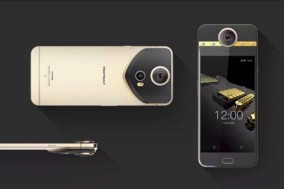 Smartphone gan kim cuong, camera 360 do hinh anh